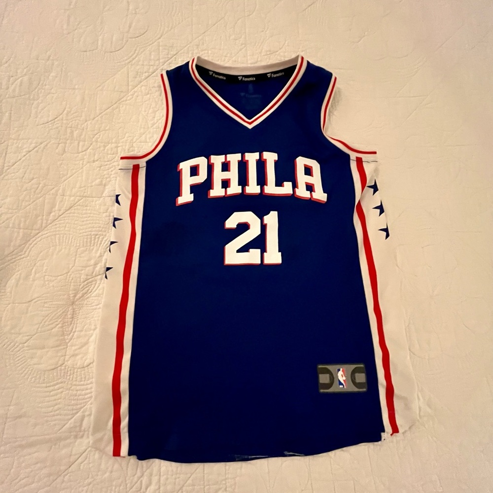 Joel Embiid 76ers Phila Jersey Youth Small Fanatics